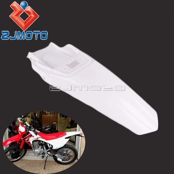 Enduro Motorkerékpár Fehér Hátsó Sárvédő Sárvédő Őr Honda CRF 230 F CRF230F 2020 Műanyag Sár Fedél Mud Guard Keret Motocross