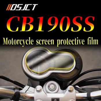 A Honda CB190SS 2019 Motorkerékpár sebességmérő TPU Karcolás bizonyíték Védelem Film Műszerfal Képernyő Eszköz Film