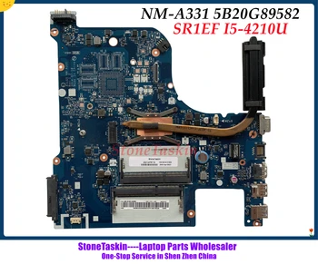 StoneTaskin 5B20G89582 A Lenovo Ideapad G70-70 G70-80 Laptop Alaplap NM-A331 Alaplapja SR1EF I5-4210U DDR3L Hűtőborda