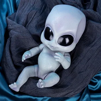 NPK 14inch reális reborn baba Idegen baba kezét-részletes paiting vinil játék gyűjthető baba