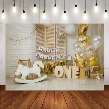 1. születésnapi party dekoráció hátteret fotózás újszülött hátteret fotó stúdió vinil padló lufi kellék