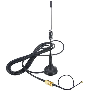 433Mhz 5dbi Antenna SMA Csatlakozó Egyenes Wifi Rádió + SMA válaszfal, hogy Ufl./IPX pigtail kábel 1.13 15cm