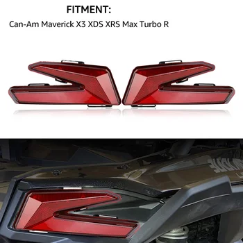 Az Is Vagyok Maverick X3 900 MAX Turbo R Turbo R XRC XDS 2017-2021 Bal-Jobb hátsó Lámpa UTV LED Lámpa Ne Fék Lámpa