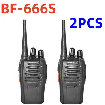 2db/sok baofeng BF-666S Walkie Talkie Hordozható Rádió BF666s 5W 16CH UHF 400-470MHz BF 666S Comunicador Adó Adó