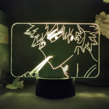 Anime Led Bakugo Eatting 3d Éjjeli Aranyos Dekoráció Otthon Hálószoba RGB asztali Lámpa USB Powered Ajándék Távirányító