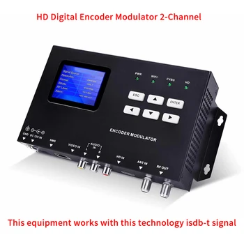 Ingyenes Szállítás HD Digitális Kódoló Modulátor 2-Csatorna HDMI, hogy a RÁDIÓFREKVENCIÁS (ISDBT) ,Digitális Front-end Berendezések kábel-televízió