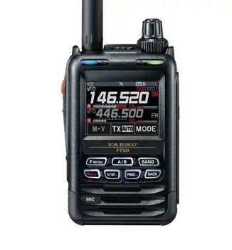 Yaesu FT5D eredeti, valódi amatőr walkie-talkie C4FM/FDMA 144/430MHz digitális, analóg FM adó-vevő színes képernyőn érintse meg a GPS loca